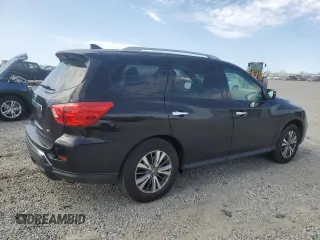 2019 Nissan Pathfinder SV with VIN 5N1DR2MN2KC632021, listed as a Copart auction lot 52461155 with 111,514 mi miles and Salvage title. Bid and sale history available at DreamBid. Image 3.