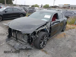 2022 Lexus IS 350 F Sport with VIN JTHGZ1B25N5049860, listed as a IAAI auction lot 42174458 with 35,384 mi miles and . Bid and sale history available at DreamBid. Image 2.