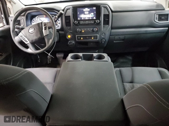 2022 Nissan Titan S with VIN 1N6AA1EC5NN107160, listed as a Copart auction lot 86115424 with 42,140 mi miles and Salvage title. Bid and sale history available at DreamBid. Image 8.