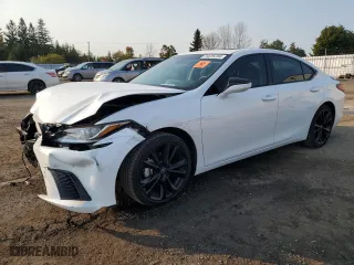2023 Lexus ES with VIN 58AB21B14PU014263, listed as a Copart auction lot 74226784 with 11,977 mi miles and Salvage Title. Bid and sale history available at carsss.com. Image 1.