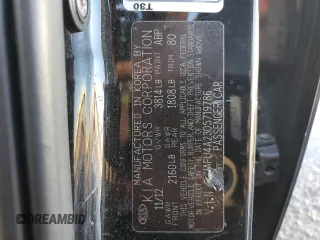 2013 Kia Forte EX with VIN KNAFU4A23D5719786, listed as a Copart auction lot 69278684 with 185,718 mi miles and Salvage Title. Bid and sale history available at carsss.com. Image 12.