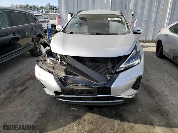 2020 Nissan Murano SV with VIN 5N1AZ2BS0LN161956, listed as a Copart auction lot 78594234 with 95,236 mi miles and Salvage Title. Bid and sale history available at carsss.com. Image 5.