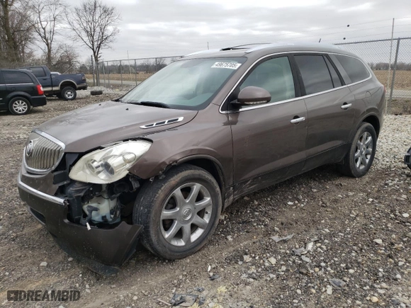 2008 Buick Enclave CXL with VIN 5GAER23768J228513, listed as a Copart auction lot 49675705 with 181,577 mi miles and Salvage Title. Bid and sale history available at carsss.com. Image 1.
