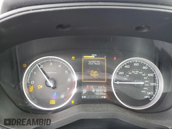 2020 Subaru Forester Limited with VIN JF2SKAUC5LH540691, listed as a Copart auction lot 56735275 with 19,220 mi miles and Salvage title. Bid and sale history available at DreamBid. Image 9.