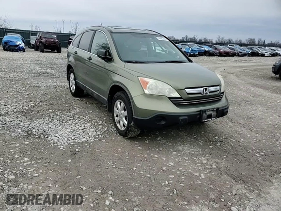 2008 Honda CR-V EX with VIN 5J6RE48558L042457, listed as a Copart auction lot 45557915 with 204,105 mi miles and Salvage Title. Bid and sale history available at DreamBid. Image 10.