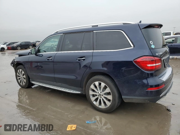 2017 Mercedes-Benz GLS 450 with VIN 4JGDF6EE6HA980780, listed as a Copart auction lot 39303324 with 49,022 mi miles and . Bid and sale history available at DreamBid. Image 2.