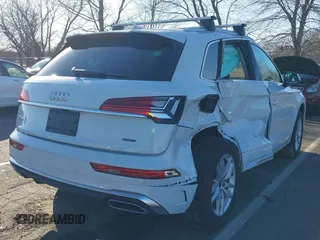 2023 Audi Q5 S line Premium with VIN WA1GAAFY1P2017705, listed as a IAAI auction lot 41747421 with 14,966 mi miles. Bid and sale history available at carsss.com. Image 4.