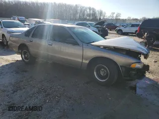 1996 Chevrolet Caprice 1SA Special Value z VIN 1G1BL52W4TR157070, wystawiony jako Copart lot #44377765 z przebiegiem Nie podano mil oraz Szkoda całkowita • Salvage title. Historia ofert i sprzedaży dostępna na DreamBid. Obrazek 4.