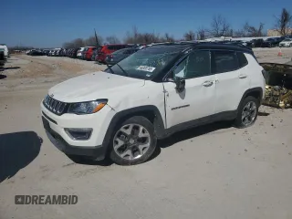 2018 Jeep Compass Limited with VIN 3C4NJDCB4JT245931, listed as a Copart auction lot 48300785 with 0 mi miles and Salvage Title. Bid and sale history available at carsss.com. Image 1.