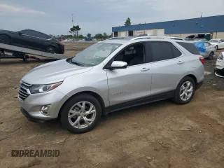 2021 Chevrolet Equinox Premier with VIN 3GNAXNEV9MS154665, listed as a Copart auction lot 66200135 with 21,271 mi miles and Clean title. Bid and sale history available at DreamBid. Image 1.