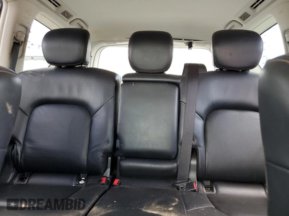 2020 Nissan Armada SL with VIN JN8AY2NC3L9618493, listed as a Copart auction lot 52417744 with 124,939 mi miles and Salvage Title. Bid and sale history available at carsss.com. Image 10.