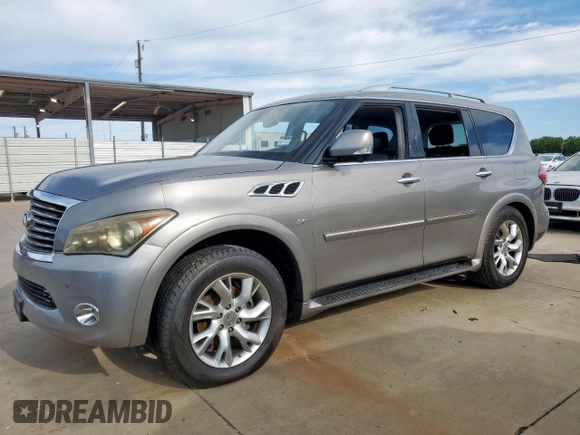 2011 Infiniti QX56 7-passenger with VIN JN8AZ2NFXB9504352, listed as a Copart auction lot 57708865 with Not provided miles and Clean title. Bid and sale history available at DreamBid. Image 1.