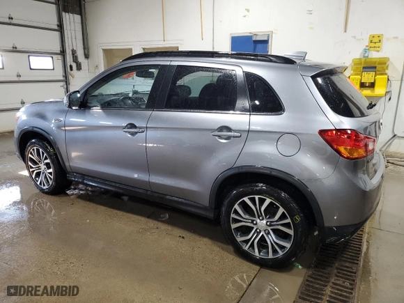 2017 Mitsubishi Outlander Sport SEL 2.4 with VIN JA4AR4AW5HZ064105, listed as a Copart auction lot 89061885 with 108,836 mi miles and Salvage Title. Bid and sale history available at carsss.com. Image 2.