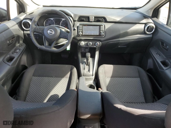 2024 Nissan Versa S with VIN 3N1CN8DV4RL917089, listed as a Copart auction lot 47774775 with 17,574 mi miles and Salvage Title. Bid and sale history available at carsss.com. Image 8.