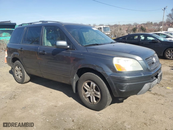 2003 Honda Pilot EX with VIN 2HKYF18603H577165, listed as a Copart auction lot 48366245 with 173,110 mi miles and Clean Title. Bid and sale history available at carsss.com. Image 4.