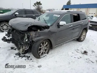 2015 Jeep Grand Cherokee Summit with VIN 1C4RJFJT6FC806660, listed as a Copart auction lot 88279395 with 173,735 mi miles and Salvage Title. Bid and sale history available at carsss.com. Image 1.