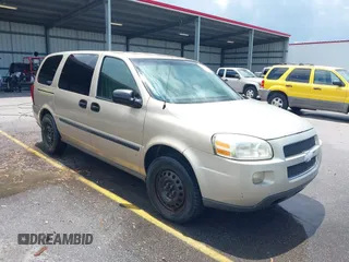 2006 Chevrolet Uplander LS Fleet z VIN 1GNDV23L46D206340, wystawiony jako IAAI lot #42423001 z przebiegiem 212 975 mil mil oraz . Historia ofert i sprzedaży dostępna na DreamBid. Obrazek 1.