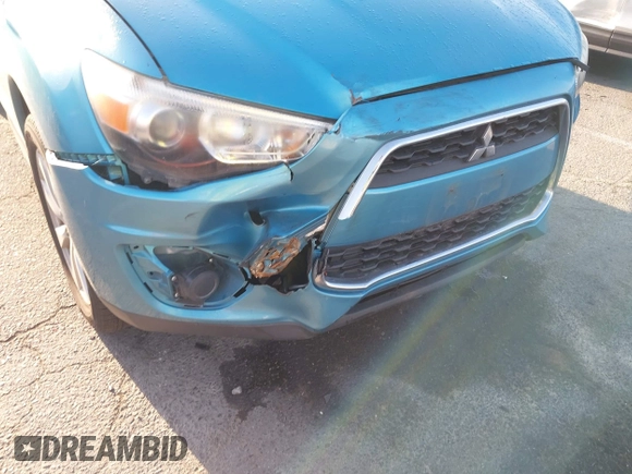2014 Mitsubishi Outlander Sport ES with VIN 4A4AP3AU4EE008172, listed as a IAAI auction lot 42134539 with 126,478 mi miles. Bid and sale history available at carsss.com. Image 6.