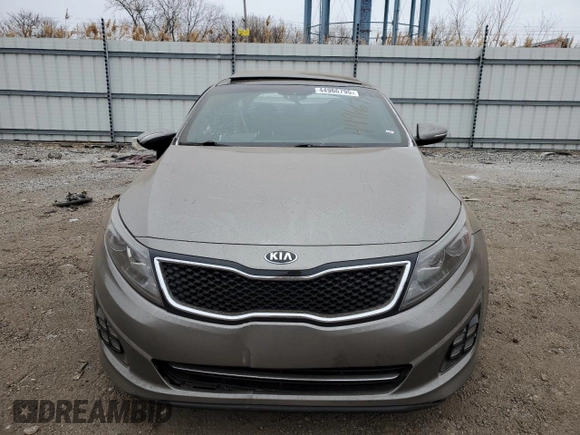 2015 Kia Optima SXL Turbo with VIN 5XXGR4A65FG458168, listed as a Copart auction lot 44966795 with 55,055 mi miles and Non Repairable. Bid and sale history available at DreamBid. Image 5.