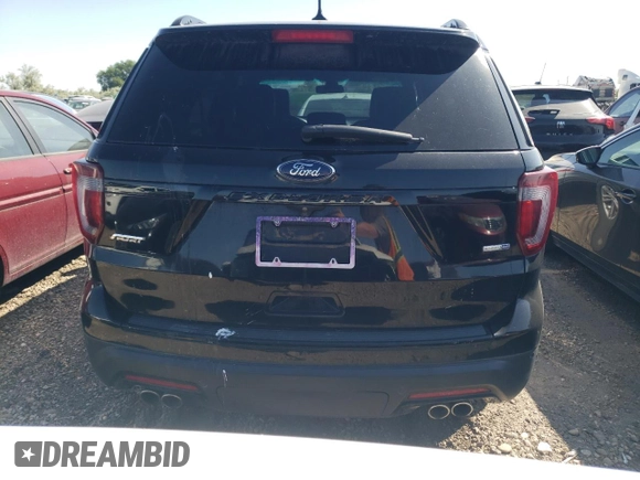 2018 Ford Explorer Sport z VIN 1FM5K8GT6JGA33071, wystawiony jako Copart lot #61749655 z przebiegiem 113 206 mil mil oraz Szkoda całkowita • Salvage title. Historia ofert i sprzedaży dostępna na DreamBid. Obrazek 6.