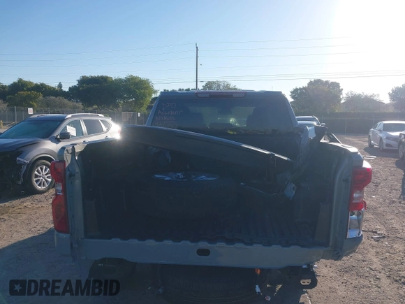 2024 Chevrolet Silverado 1500 Custom with VIN 3GCPABEK5RG427555, listed as a IAAI auction lot 41783357 with 5,921 mi miles and . Bid and sale history available at DreamBid. Image 17.