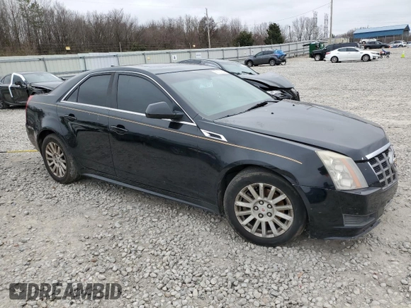 2012 Cadillac CTS Luxury with VIN 1G6DE5E5XC0105219, listed as a Copart auction lot 86114254 with 184,484 mi miles and Salvage title. Bid and sale history available at DreamBid. Image 4.