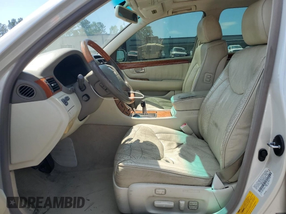 2003 Lexus LS 430 with VIN JTHBN30F330092773, listed as a Copart auction lot 55436035 with 214,130 mi miles and Clean Title. Bid and sale history available at DreamBid. Image 7.