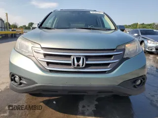 2012 Honda CR-V EX-L with VIN 2HKRM4H78CH612331, listed as a Copart auction lot 62383725 with 208,658 mi miles and Salvage title. Bid and sale history available at DreamBid. Image 5.