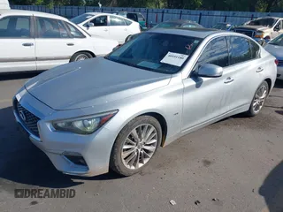 2020 Infiniti Q50 Premium with VIN JN1EV7AR6LM252414, listed as a IAAI auction lot 40101180 with 82,173 mi miles and . Bid and sale history available at DreamBid. Image 19.