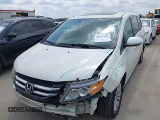 2015 Honda Odyssey EX-L z VIN 5FNRL5H60FB102770, wystawiony jako IAAI lot #42147486 z przebiegiem 160 958 mil mil oraz . Historia ofert i sprzedaży dostępna na DreamBid. Obrazek 18.