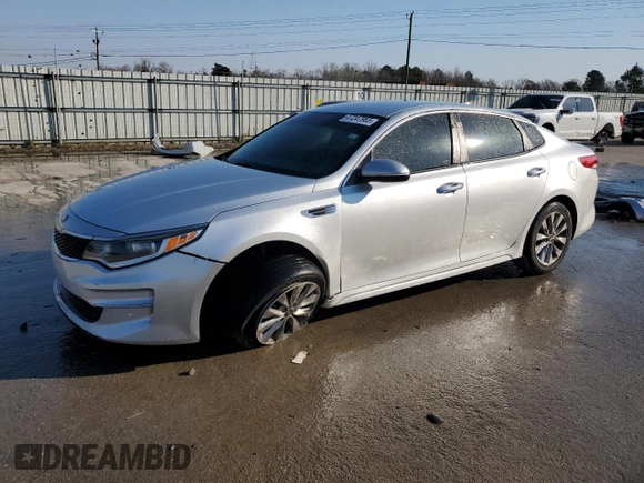 2017 Kia Optima LX with VIN 5XXGT4L30HG122953, listed as a Copart auction lot 47247965 with 144,438 mi miles and Salvage Title. Bid and sale history available at carsss.com. Image 1.