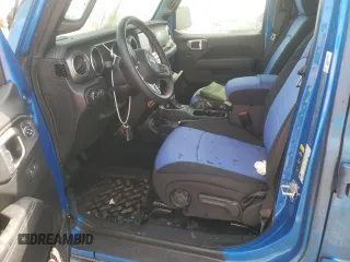 2022 Jeep Wrangler Unlimited Rubicon with VIN 1C4JJXFM7NW237044, listed as a Copart auction lot 68004203 with Not provided miles and Salvage title. Bid and sale history available at DreamBid. Image 7.