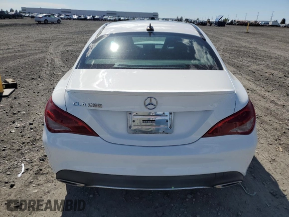 2019 Mercedes-Benz CLA 250 with VIN WDDSJ4EB0KN720871, listed as a Copart auction lot 55723035 with 55,425 mi miles and Salvage Title. Bid and sale history available at DreamBid. Image 6.