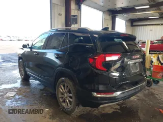 2023 GMC Terrain SLT with VIN 3GKALVEG3PL233838, listed as a IAAI auction lot 41702894 with 42,472 mi miles and . Bid and sale history available at carsss.com. Image 3.