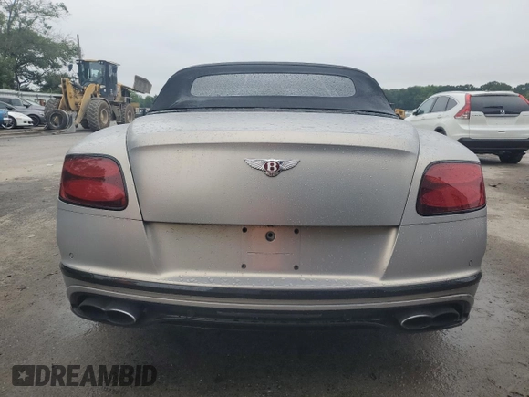 2017 Bentley Continental GT S with VIN SCBGH3ZA3HC064230, listed as a Copart auction lot 61330525 with 38,920 mi miles and Salvage title. Bid and sale history available at DreamBid. Image 6.