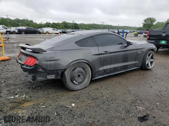 2018 Ford Mustang GT with VIN 1FA6P8CF1J5101059, listed as a Copart auction lot 60715655 with 94,861 mi miles and Salvage title. Bid and sale history available at DreamBid. Image 3.