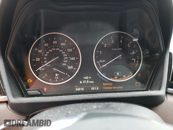 2018 BMW X1 xDrive28i with VIN WBXHT3C37J5K26738, listed as a Copart auction lot 35778903 with 34,916 mi miles. Bid and sale history available at carsss.com. Image 9.