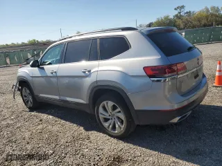 2021 Volkswagen Atlas 3.6L V6 SE w/Technology with VIN 1V2WR2CA4MC551602, listed as a Copart auction lot 48534755 with 82,405 mi miles and Non Repairable. Bid and sale history available at carsss.com. Image 2.