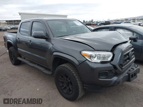 2022 Toyota Tacoma SR with VIN 3TYAX5GN8NT066318, listed as a IAAI auction lot 41739981 with 50,186 mi miles and . Bid and sale history available at DreamBid. Image 1.