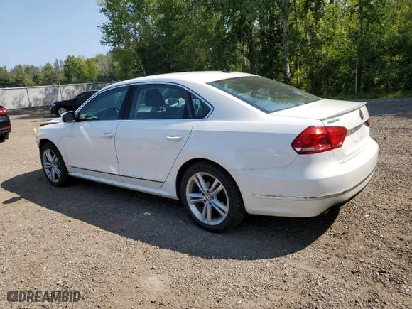 2014 Volkswagen Passat SEL Premium with VIN 1VWCS7A36EC062465, listed as a Copart auction lot 66998344 with 210,744 mi miles and Salvage Title. Bid and sale history available at carsss.com. Image 2.