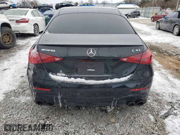 2023 Mercedes-Benz C 43 AMG z VIN W1KAF8HB9PR126036, wystawiony jako Copart lot #46074835 z przebiegiem 12 163 mil mil oraz Szkoda całkowita • Salvage title. Historia ofert i sprzedaży dostępna na DreamBid. Obrazek 6.