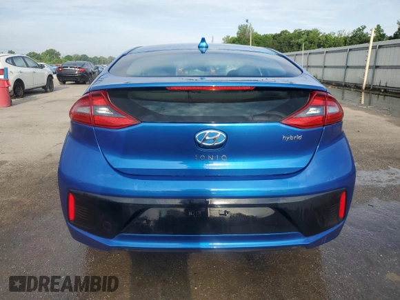 2017 Hyundai Ioniq SEL z VIN KMHC75LC0HU054572, wystawiony jako Copart lot #55042605 z przebiegiem 62 371 mil mil oraz Szkoda całkowita • Salvage title. Historia ofert i sprzedaży dostępna na DreamBid. Obrazek 6.
