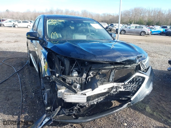 2019 Acura RDX w/Technology Pkg with VIN 5J8TC2H52KL010287, listed as a IAAI auction lot 41621364 with 82,935 mi miles. Bid and sale history available at carsss.com. Image 6.