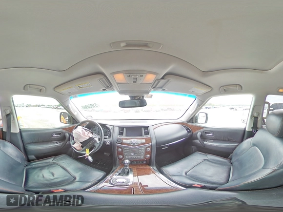 2017 Nissan Armada Platinum z VIN JN8AY2ND4H9003743, wystawiony jako Copart lot #51065965 z przebiegiem 93 801 mil mil oraz Szkoda całkowita • Salvage title. Historia ofert i sprzedaży dostępna na DreamBid. Obrazek 14.