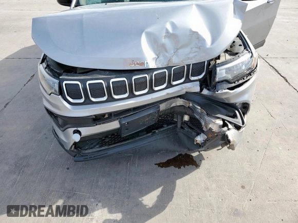 2022 Jeep Compass Latitude with VIN 3C4NJCBB7NT101226, listed as a Copart auction lot 50944275 with Not provided miles and Salvage title. Bid and sale history available at DreamBid. Image 12.