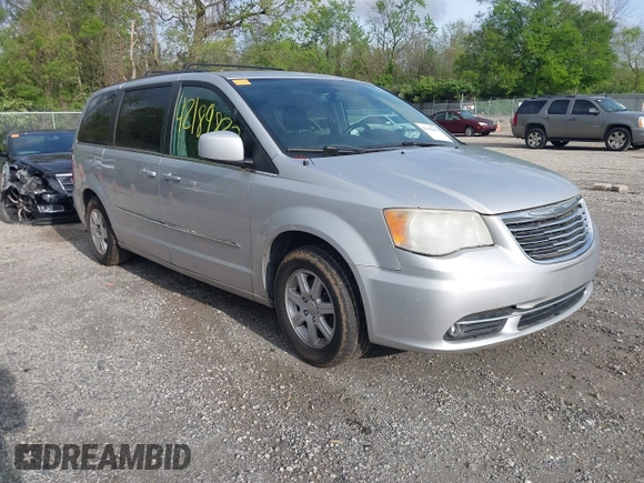 2011 Chrysler Town & Country Touring with VIN 2A4RR5DG4BR682109, listed as a IAAI auction lot 42189832 with 208,709 mi miles and . Bid and sale history available at DreamBid. Image 1.