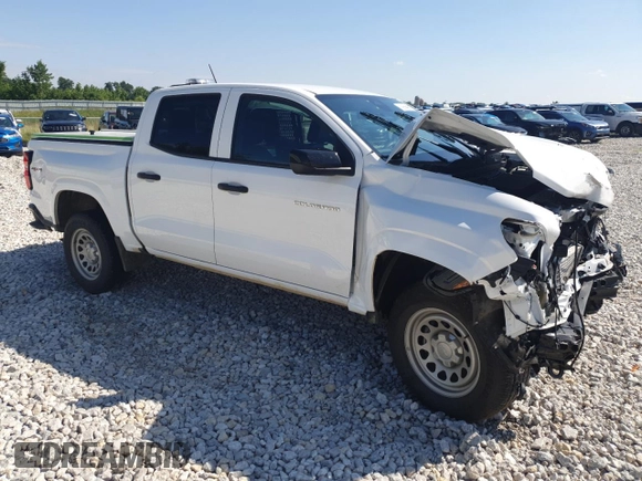 2023 Chevrolet Colorado 4WD Work Truck with VIN 1GCGTBEC5P1205094, listed as a Copart auction lot 61022155 with 11,174 mi miles and Clean title. Bid and sale history available at DreamBid. Image 4.