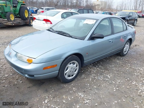 2002 Saturn SL with VIN 1G8ZK52702Z105381, listed as a IAAI auction lot 41962378 with 169,204 mi miles. Bid and sale history available at carsss.com. Image 2.