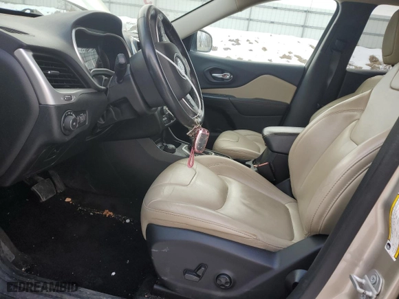 2015 Jeep Cherokee Limited with VIN 1C4PJMDB9FW652071, listed as a Copart auction lot 44609835 with 92,548 mi miles and Clean Title. Bid and sale history available at carsss.com. Image 7.