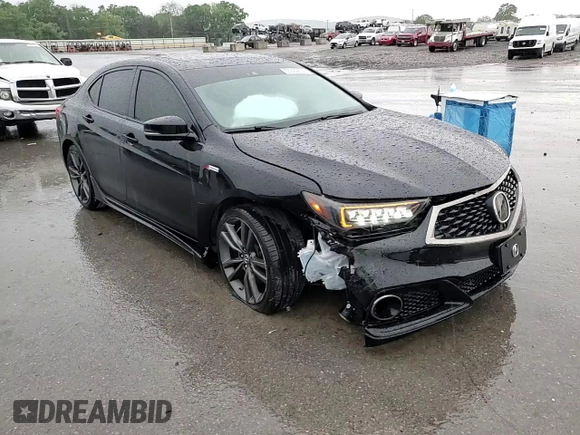 2019 Acura TLX w/A-Spec Pkg with VIN 19UUB3F64KA005399, listed as a Copart auction lot 55662635 with 52,434 mi miles and Salvage title. Bid and sale history available at DreamBid. Image 13.